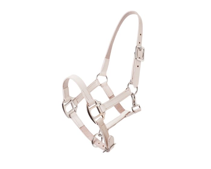 Leather Halter White Shet main product photo
