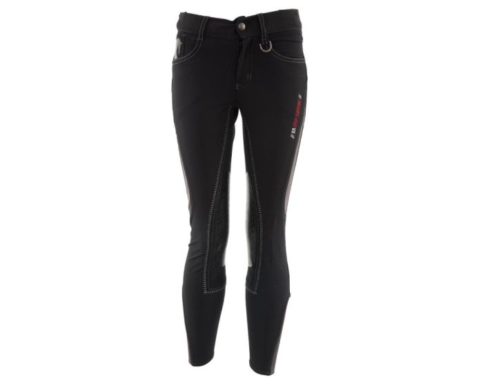 BR Pantalon d'équitation Mika enfants siège en microfibre avec genouillères en silicone main product photo
