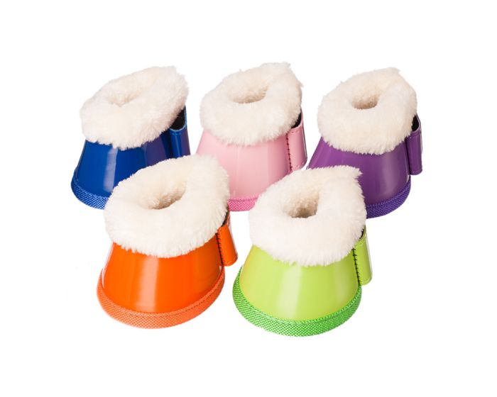 Cloches vernies doublées mouton synthétique HB main product photo