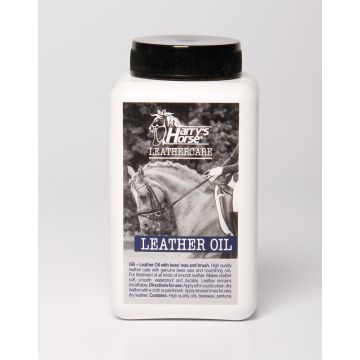 Harry's Horse Huile pour cuir/cire d'abeille avec pinceau (500 ml.)