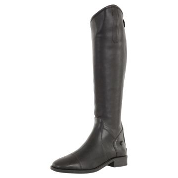 Premiere Sangles de bottes d'équitation Chesta fermeture éclair arrière en cuir artificiel étroit