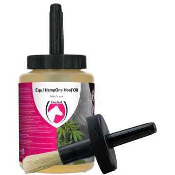 Excellent Equi HempOne Hoof Oil Natural (avec pinceau)