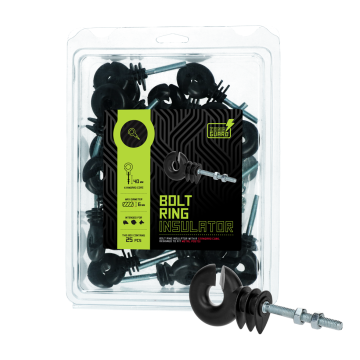 ZoneGuard Ring isolateur noir avec écrou