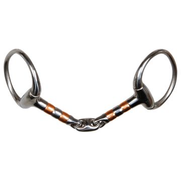 Harry's Horse Rouleaux en cuivre à double cassure Eggbutt 13 mm