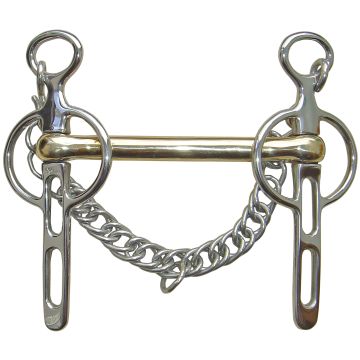 Harry's Horse Barre Liverpool laiton doré 2 trous de serrure 14mm 10,5 RVS