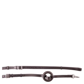 Premiere Anneau en caoutchouc Side Rein Pony Noir