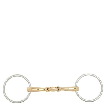 BR Double anneau lâche cassé Contact souple 14 mm 14,5 Or