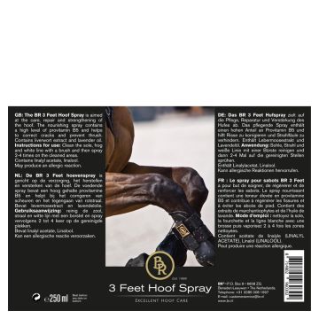 BR spray pour sabots 3 pieds One Size Transparent