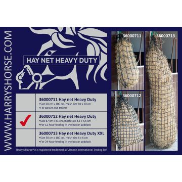 Harry's Horse Filet à foin robuste 67x81cm 67 Marine