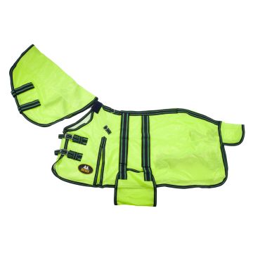 MHS Couverture anti-mouches "Neon" avec col amovible  215 Vert