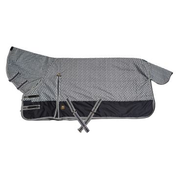MHS Couverture d'hiver "Roza" 400 gramme col fixe 85/110 cm Check