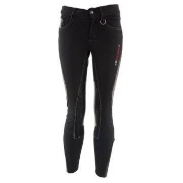 BR Pantalon d'équitation Mika enfants siège en microfibre avec genouillères en silicone