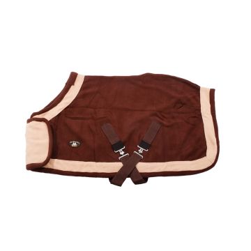 Couverture polaire MHS show avec rabat de poitrine 100/125 cm