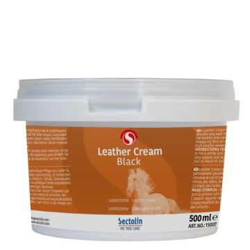 Sectolin Crème pour cuir noir