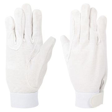 Harry's Horse Gants de coton M Blanc
