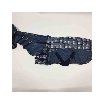QHP Couverture anti-mouches avec encolure + capuche Check